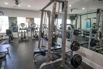 Fitness center at hawthorne at murrayville in wilmington, nc